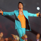 Prince performs during the Pepsi Halftime Show at Super Bowl XLI at Dolphin Stadium in Miami Gardens, Fla., on Feb. 4, 2007.
Jed Jacobsohn/Getty Images
